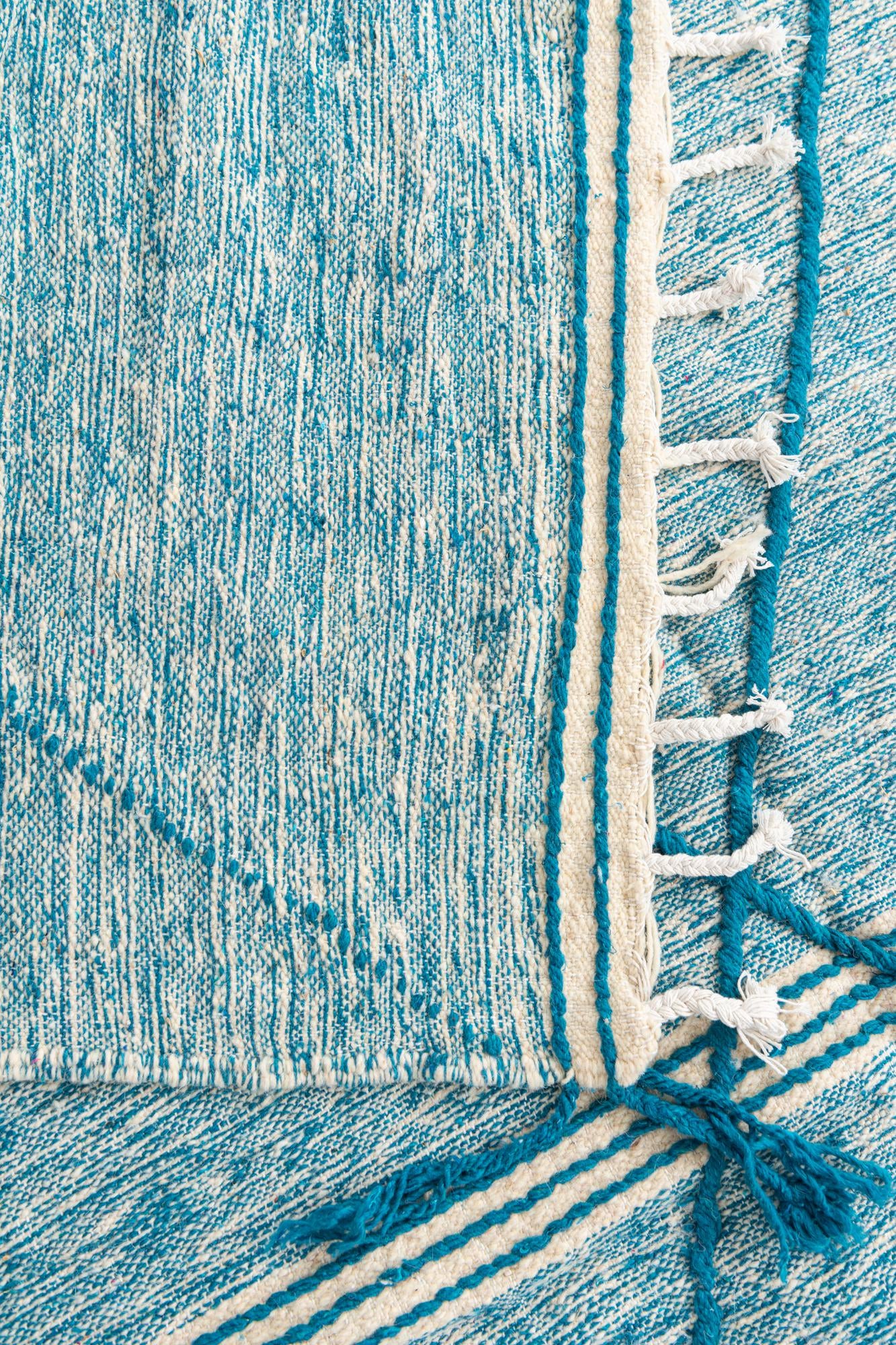 6' 6 x 10' 2 Hand Knotted Moroccan Wool Rug