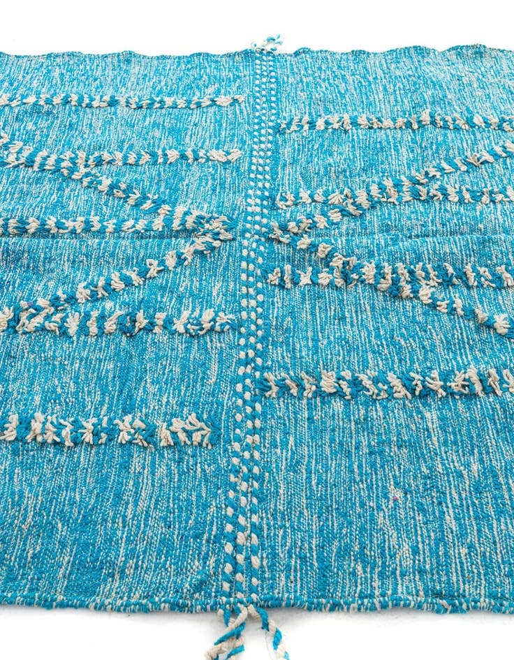 Detail image of 6' 9 x 9' 8  Hand Knotted Moroccan Wool Rug