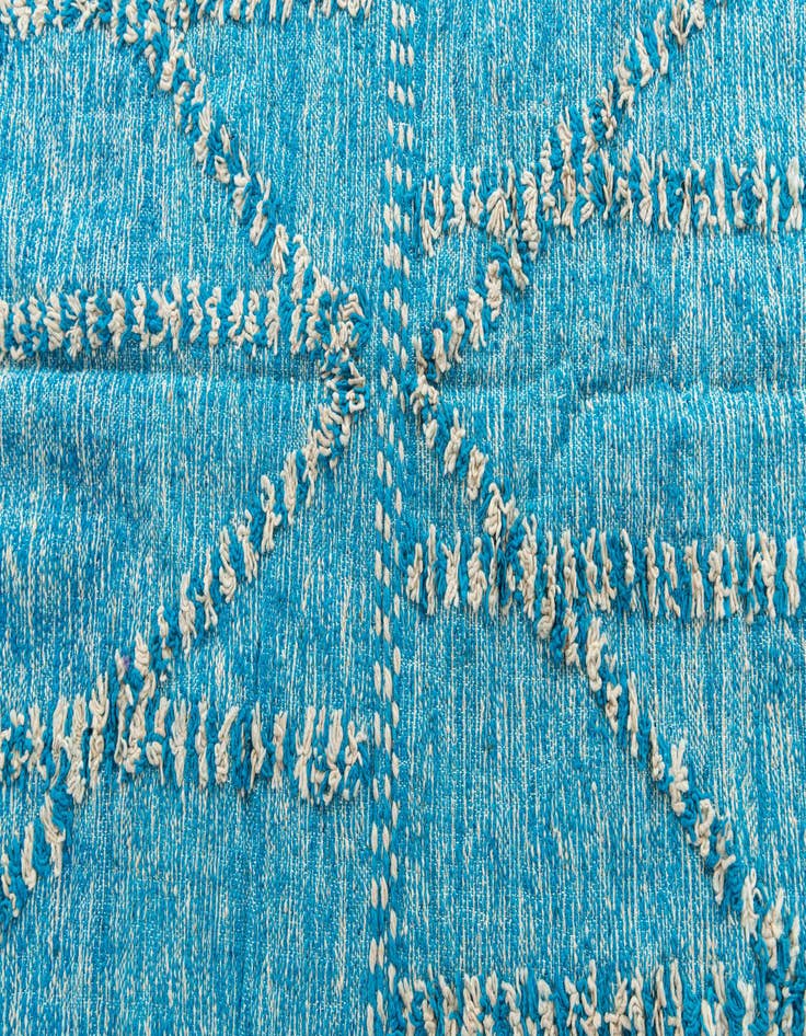 Detail image of 6' 9 x 9' 8  Hand Knotted Moroccan Wool Rug