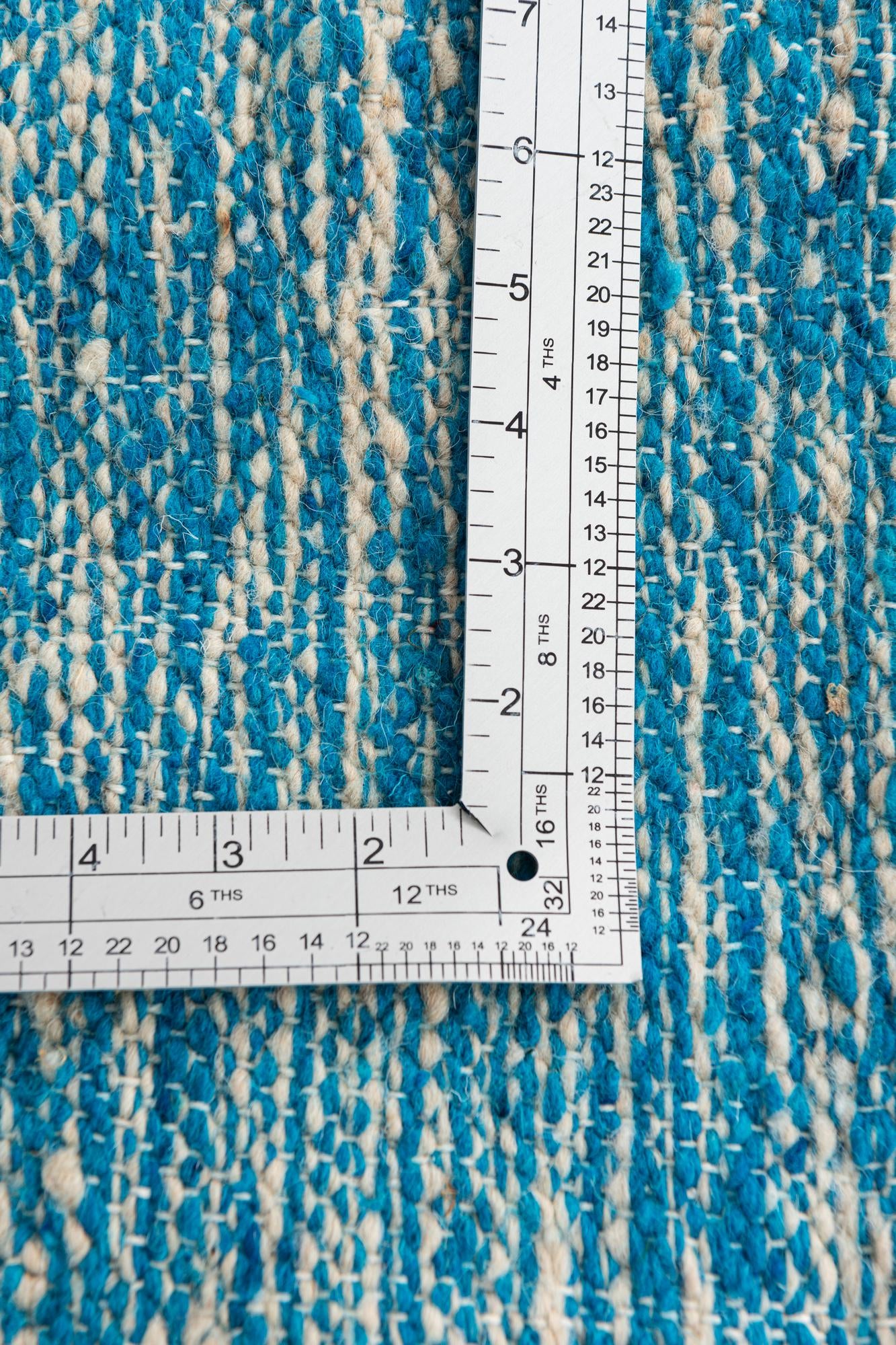 6' 9 x 9' 8 Hand Knotted Moroccan Wool Rug