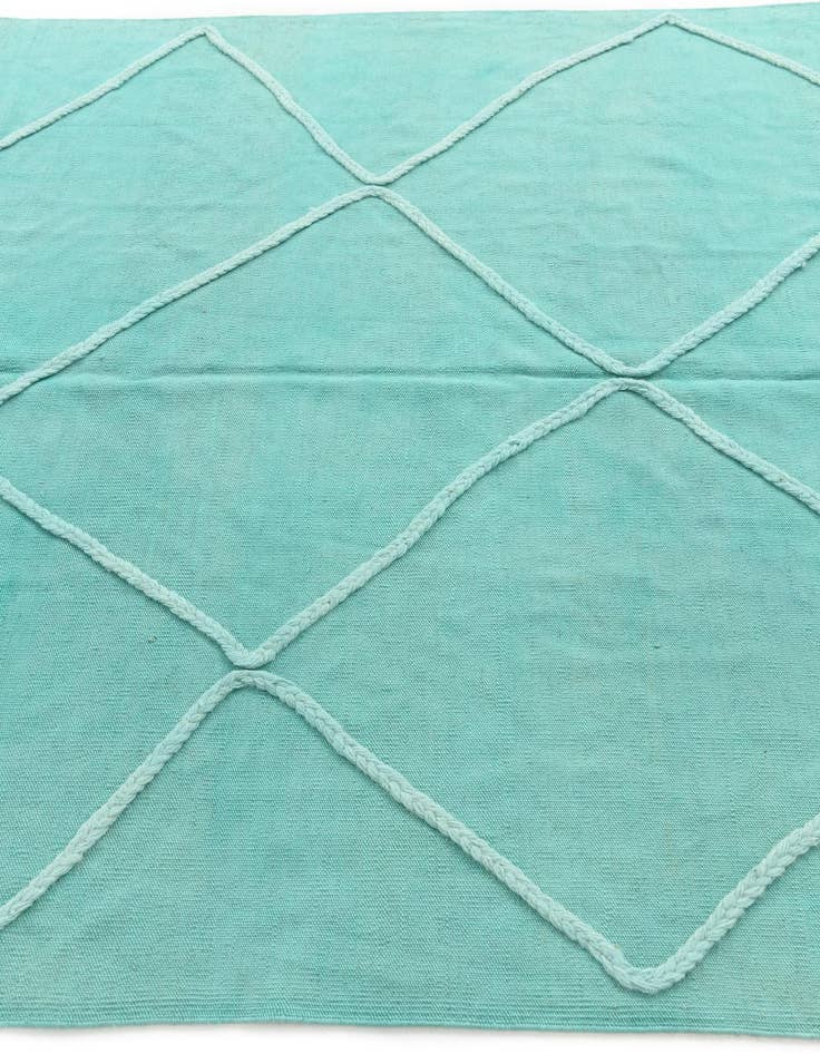 Detail image of 5' 5 x 8'  Hand Knotted Moroccan Wool Rug