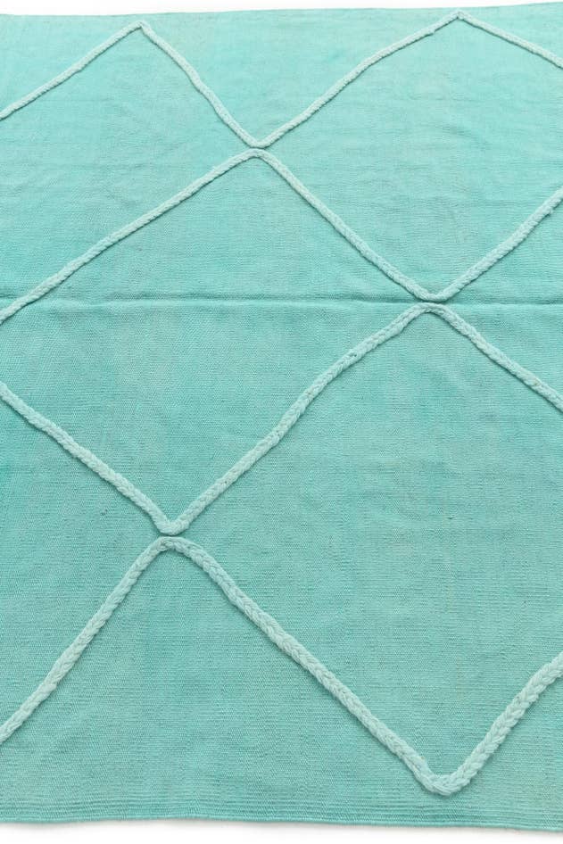 Detail image of 5' 5 x 8' Hand Knotted Moroccan Wool Rug