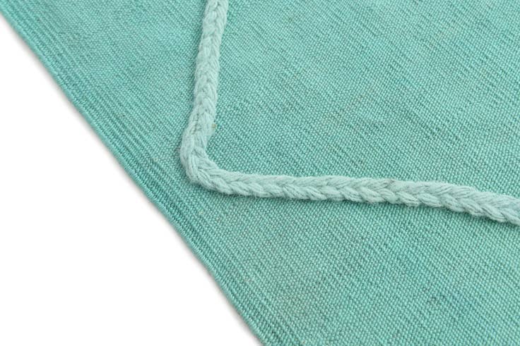 Detail image of 5' 5 x 8' Hand Knotted Moroccan Wool Rug