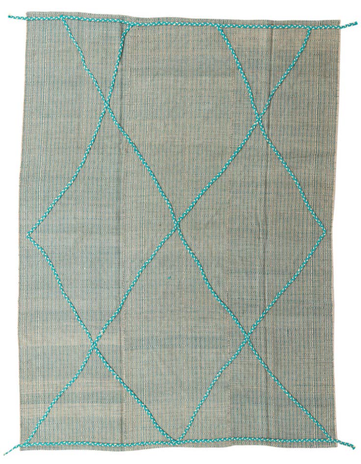 Detail image of 8' 1 x 10' 2 Hand Knotted Moroccan Wool Rug