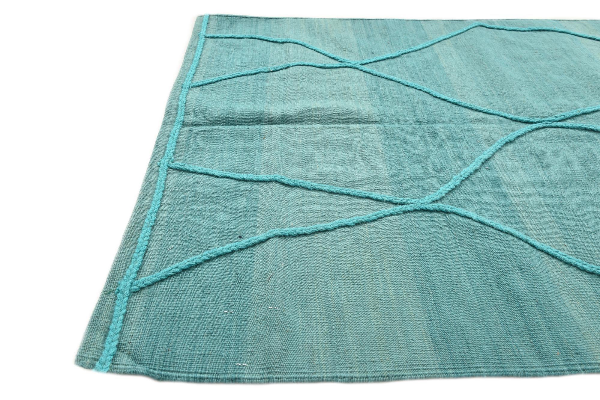 3' 5 x 4' 11 Hand Knotted Moroccan Wool Rug
