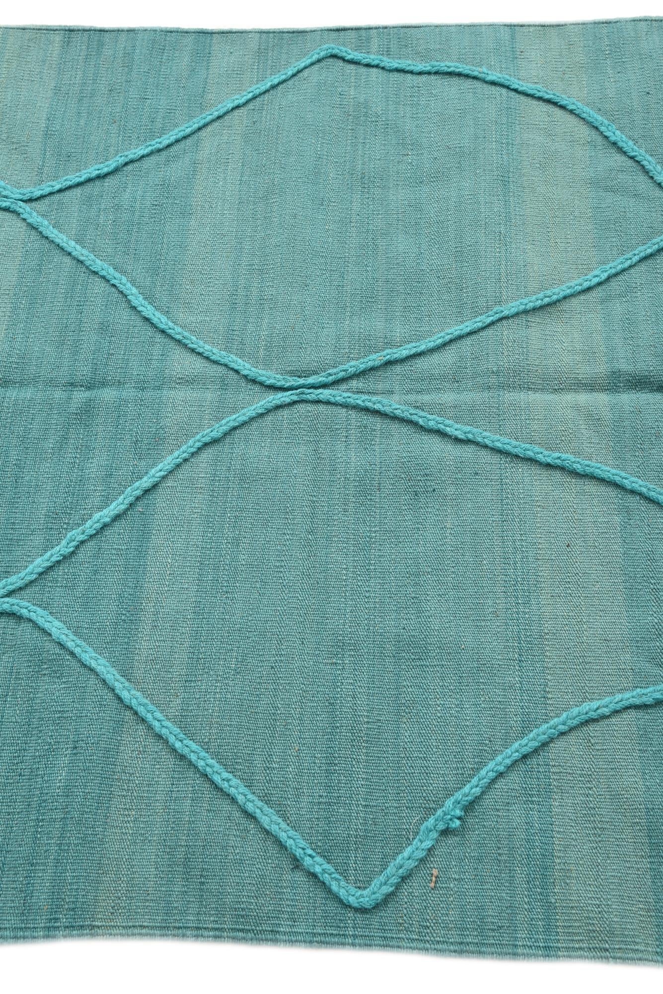 3' 5 x 4' 11 Hand Knotted Moroccan Wool Rug