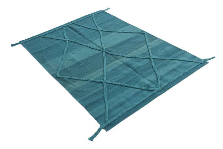 3' 6 x 5' Hand Knotted Moroccan Wool Rug