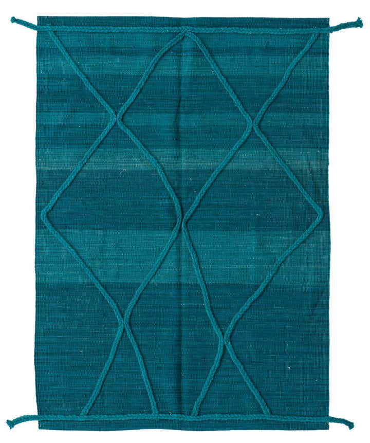 3' 6 x 5' Hand Knotted Moroccan Wool Rug