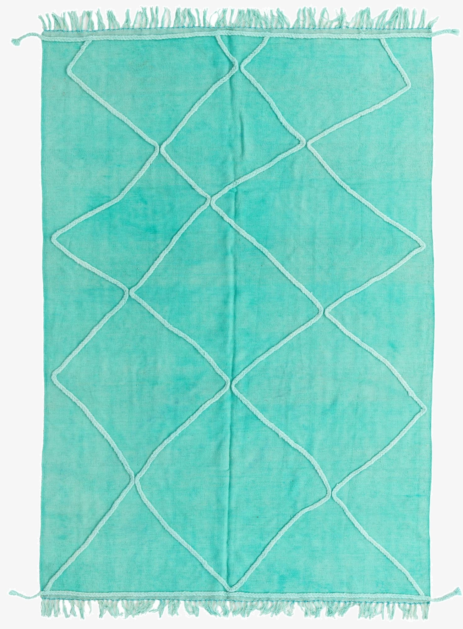 Primary image 5' 5 x 8'  Hand Knotted Moroccan Wool Rug