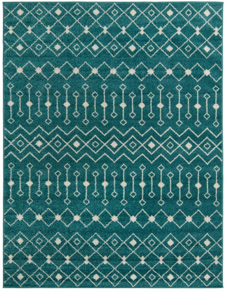 Detail image of 6' x 9' Moroccan Trellis Rug