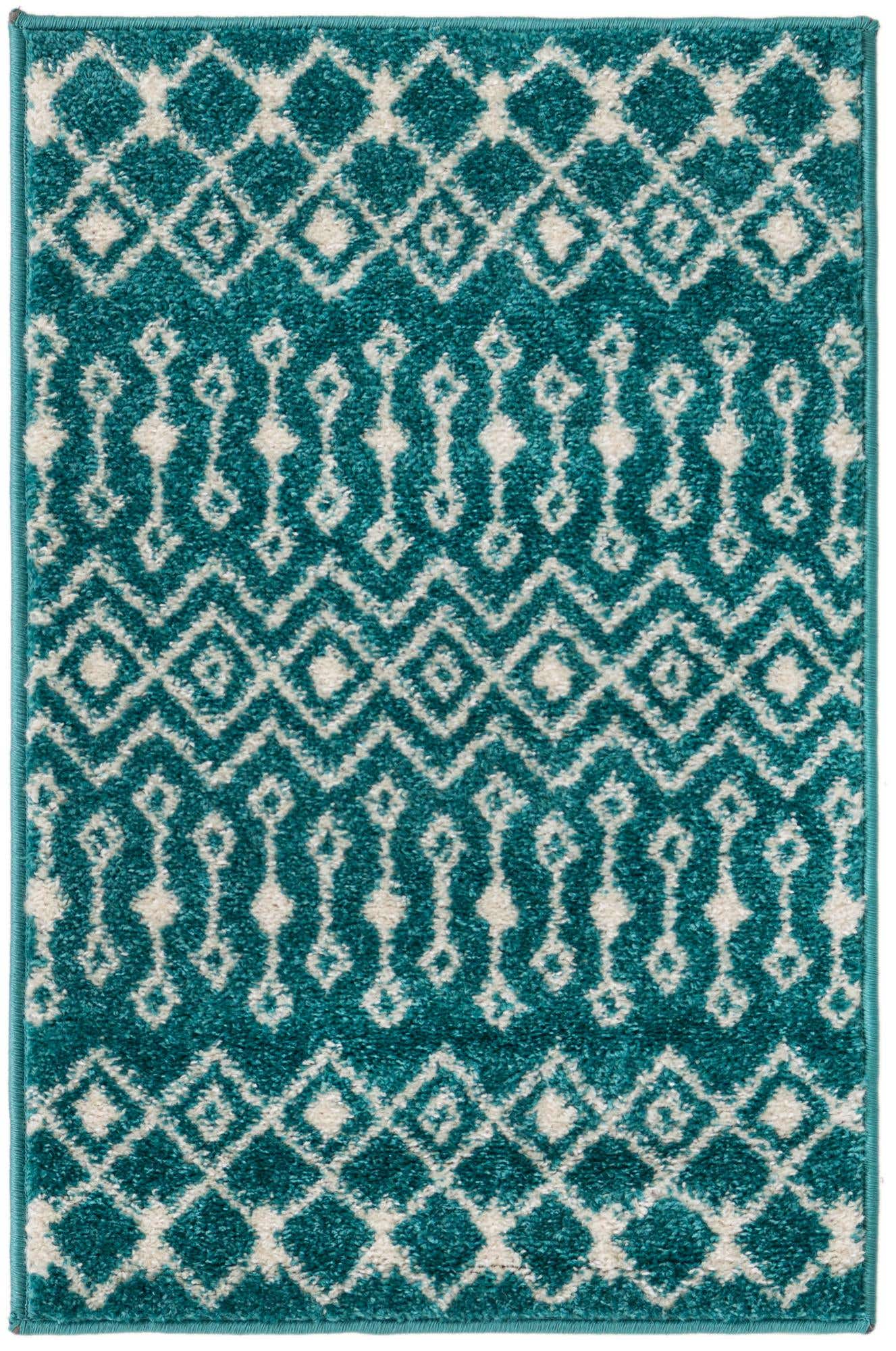 2' x 3' Moroccan Trellis Rug