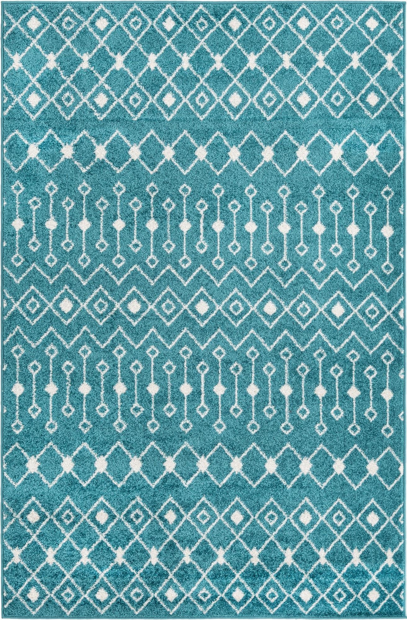 Primary image 5' 3 x 8' Moroccan Trellis Rug