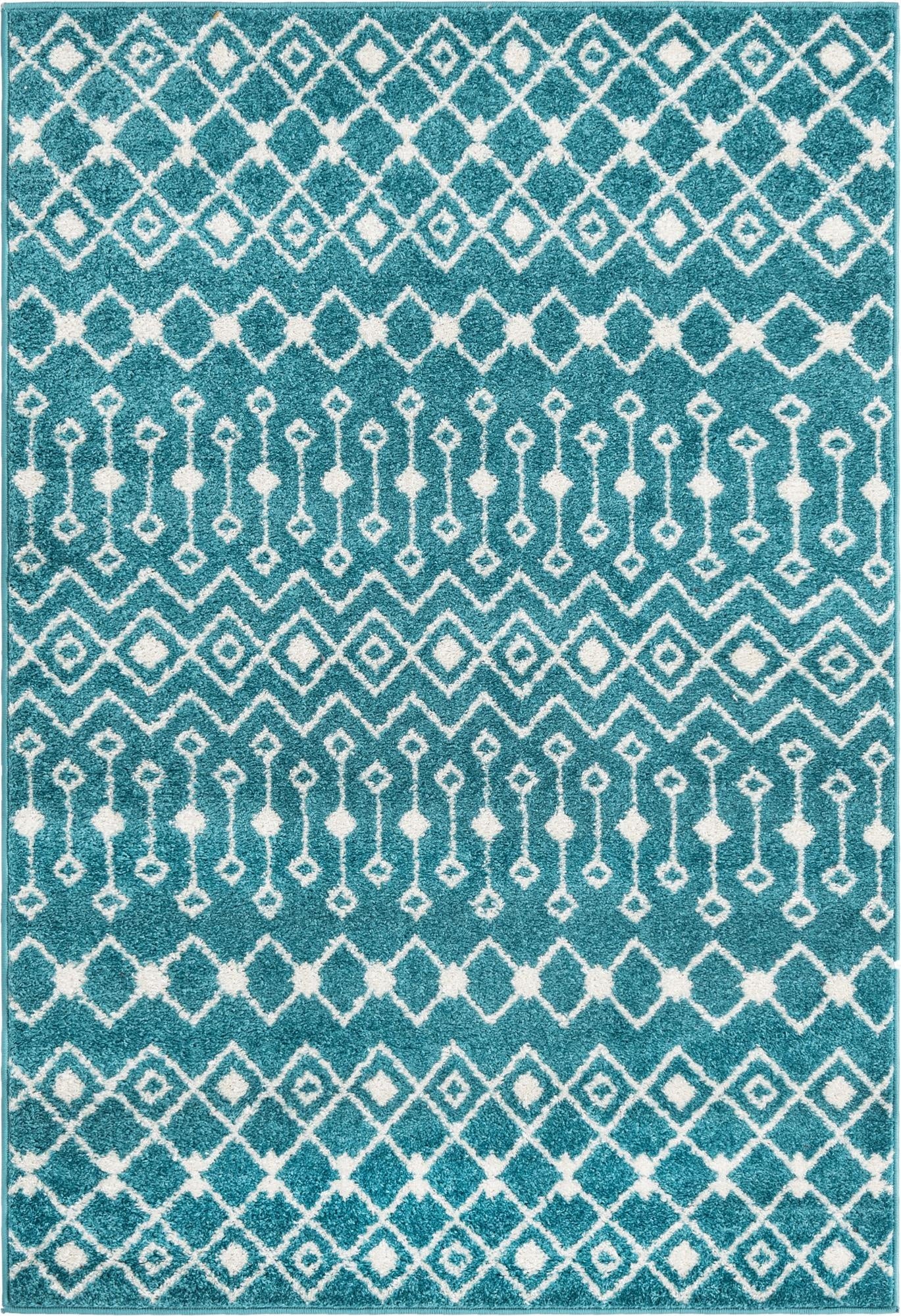 Primary image 4' x 6' Moroccan Trellis Rug