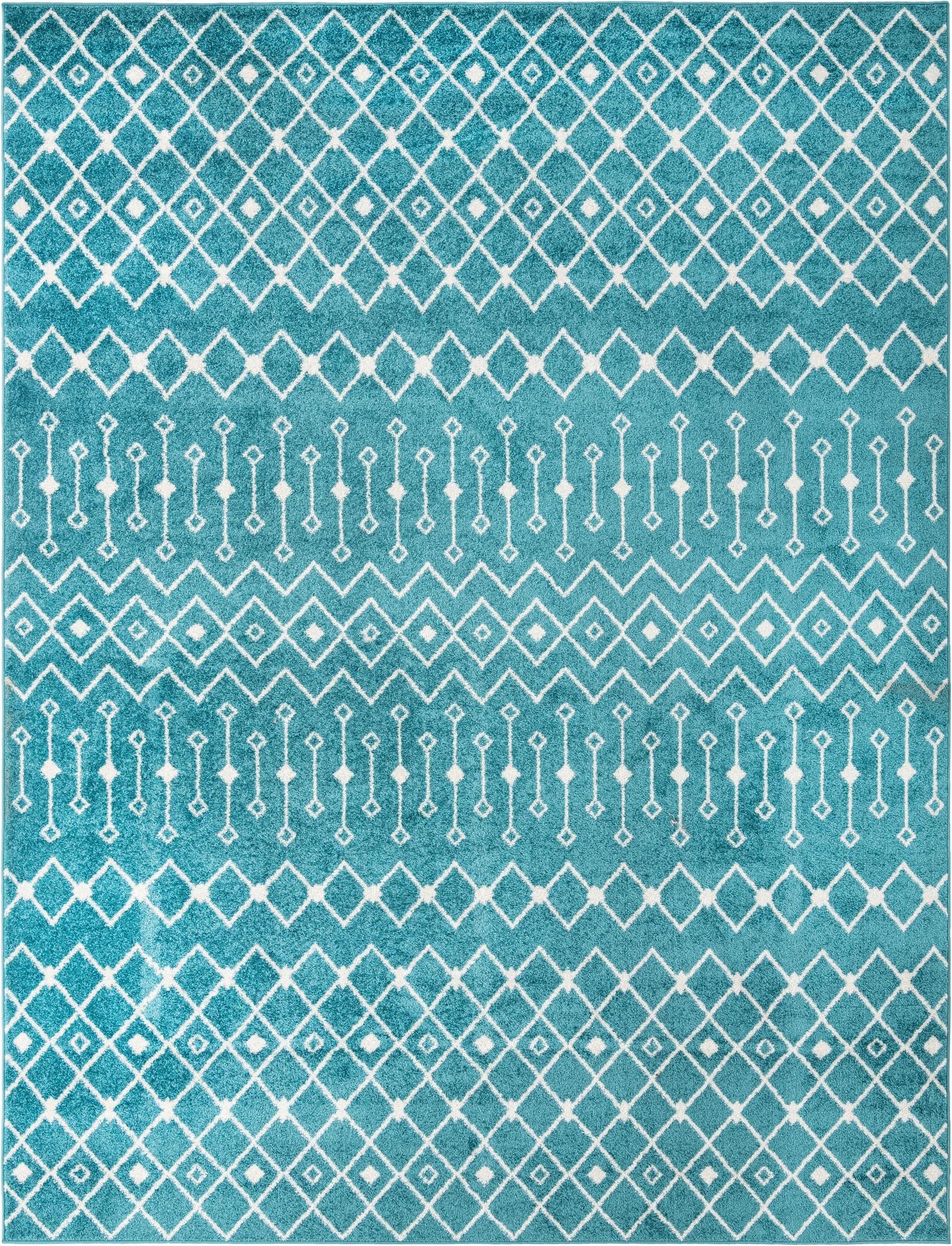 Primary image 10' x 13' Moroccan Trellis Rug