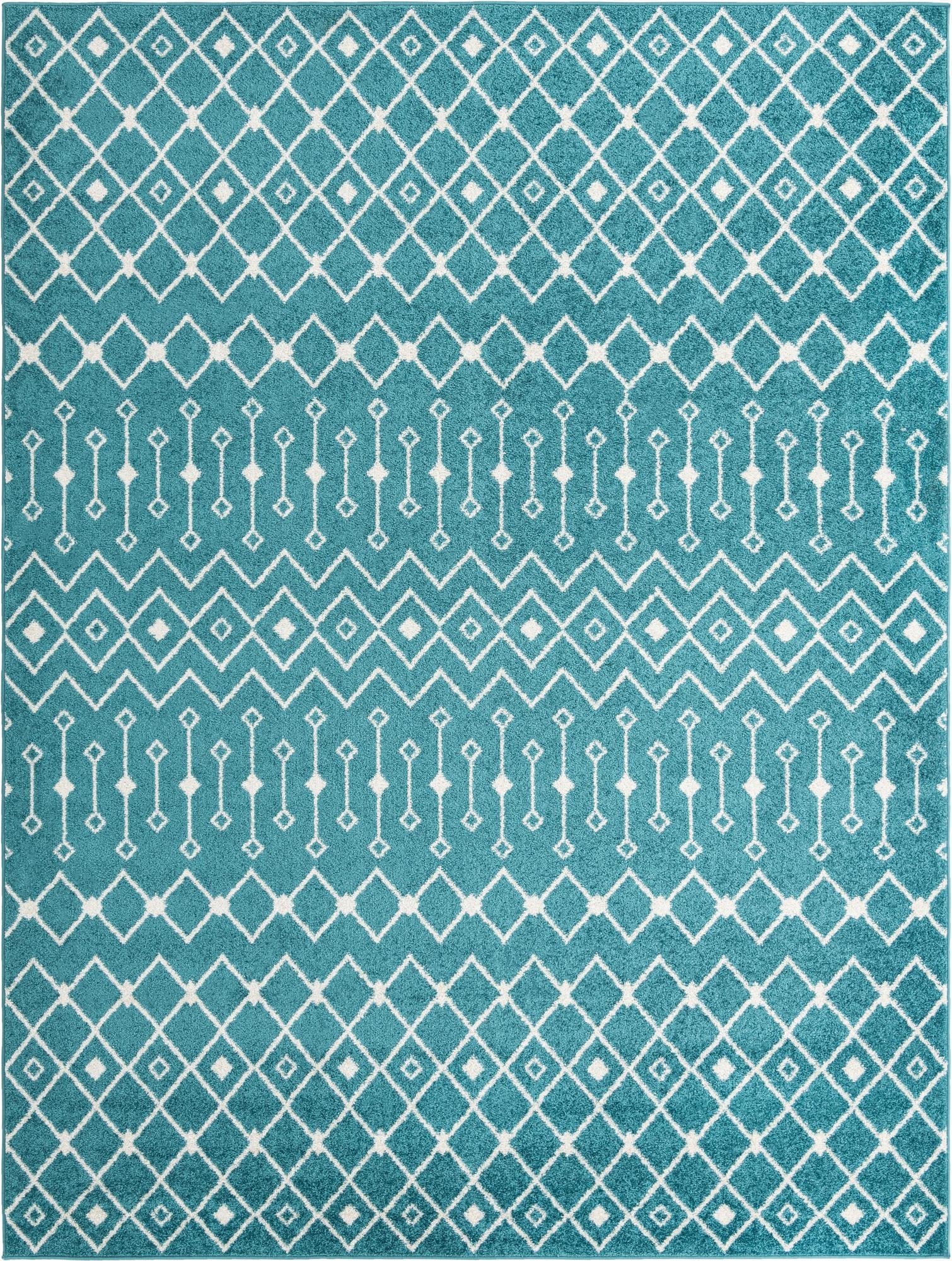 Primary image 9' x 12' Moroccan Trellis Rug