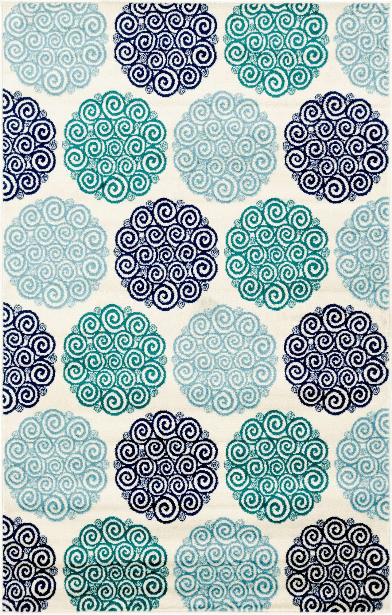 5' x 8' Open Hearts Rug