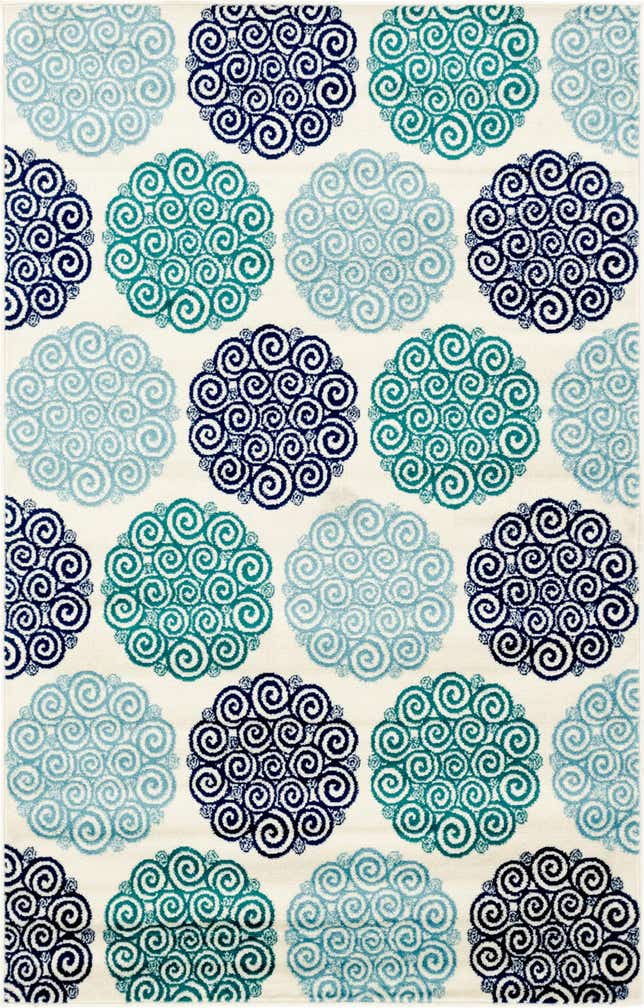 5' x 8' Open Hearts Rug