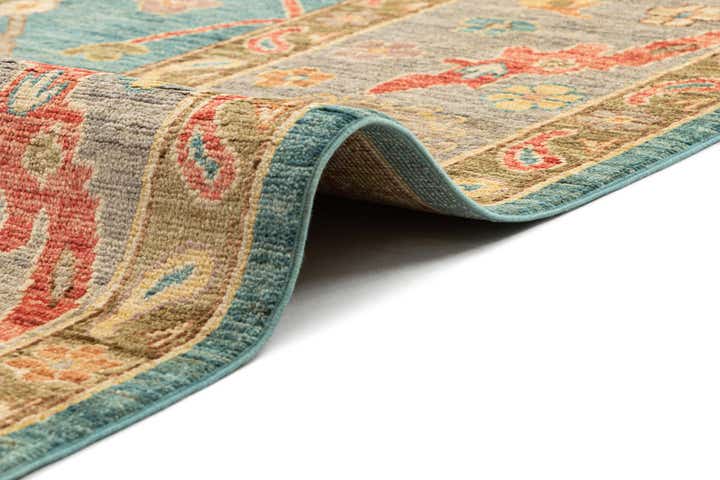 9' 1 x 12' 1 Hand Knotted Oushak Rug