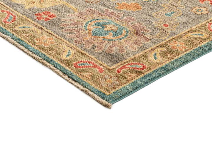 9' 1 x 12' 1 Hand Knotted Oushak Rug
