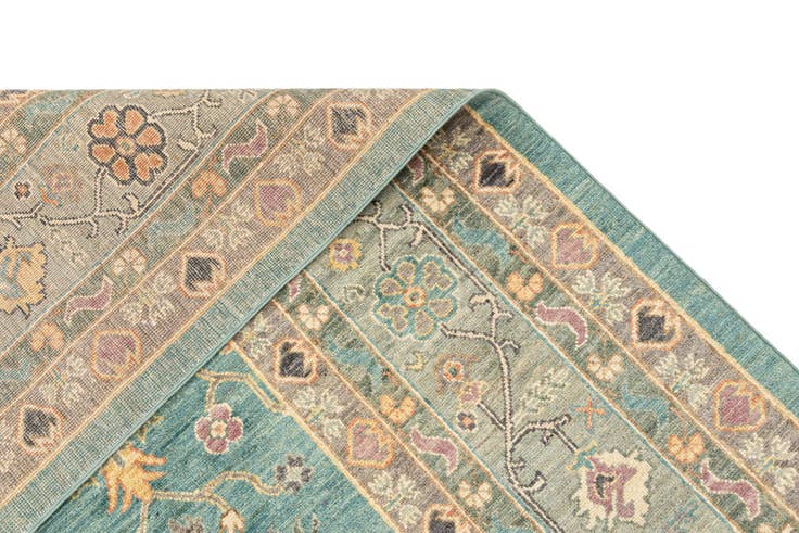 Detail image of 10' x 14' 1 Hand Knotted Oushak Rug