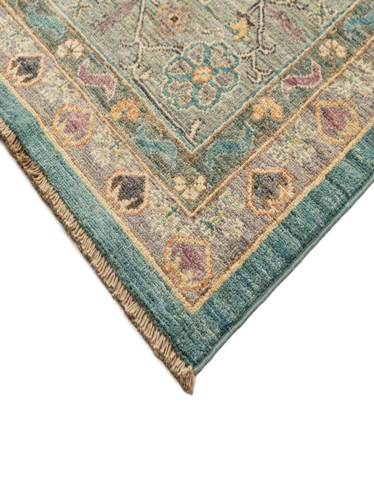 Detail image of 10' x 14' 1 Hand Knotted Oushak Rug