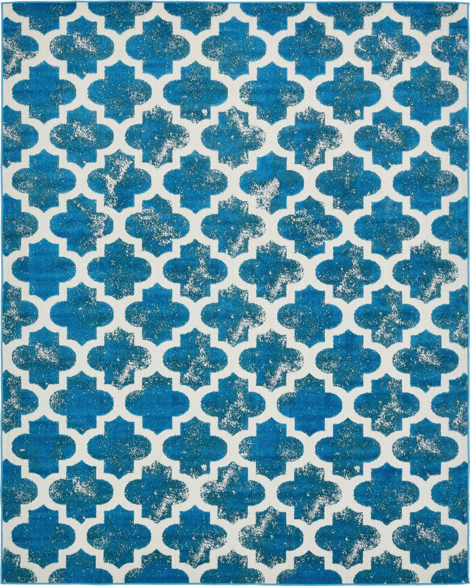 8' x 10' Easy-Clean Lattice Indoor / Outdoor Rug