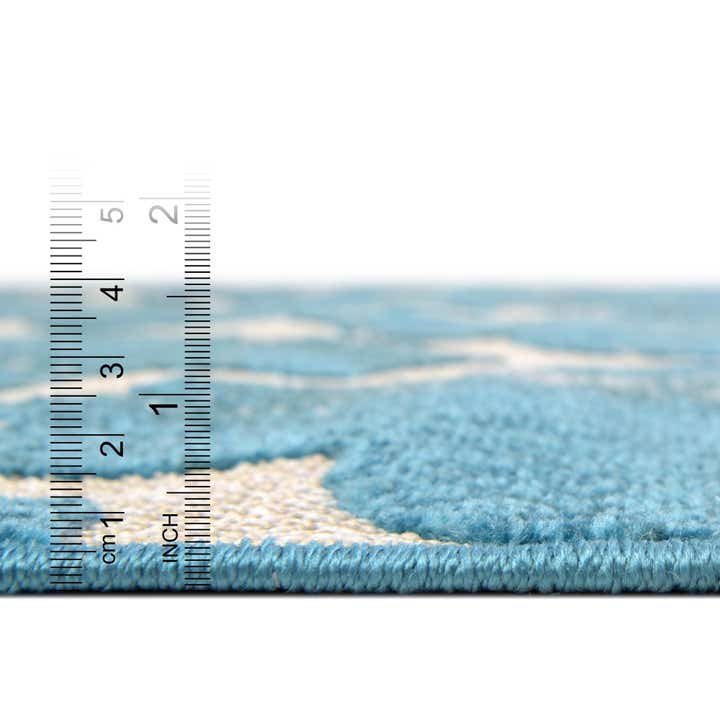 9' x 12' 2 Easy-Clean Lattice Indoor / Outdoor Rug