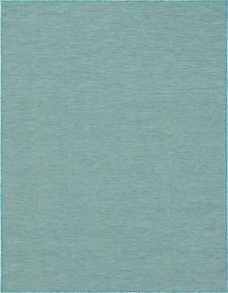 Detail image of 7' 5 x 10' Easy-Clean Solid Indoor / Outdoor Rug