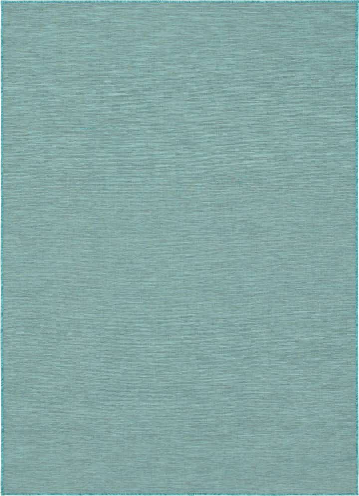 7' 5 x 10' Easy-Clean Solid Indoor / Outdoor Rug