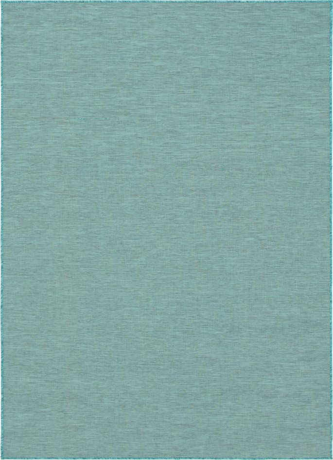 Detail image of 7' 5 x 10' Easy-Clean Solid Indoor / Outdoor Rug