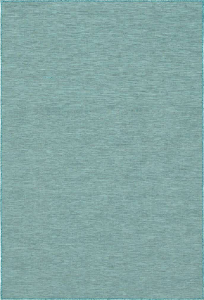 6' 3 x 9' Easy-Clean Solid Indoor / Outdoor Rug