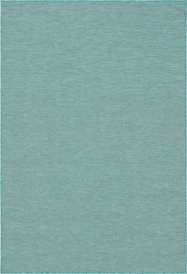 Detail image of 6' 3 x 9' Easy-Clean Solid Indoor / Outdoor Rug