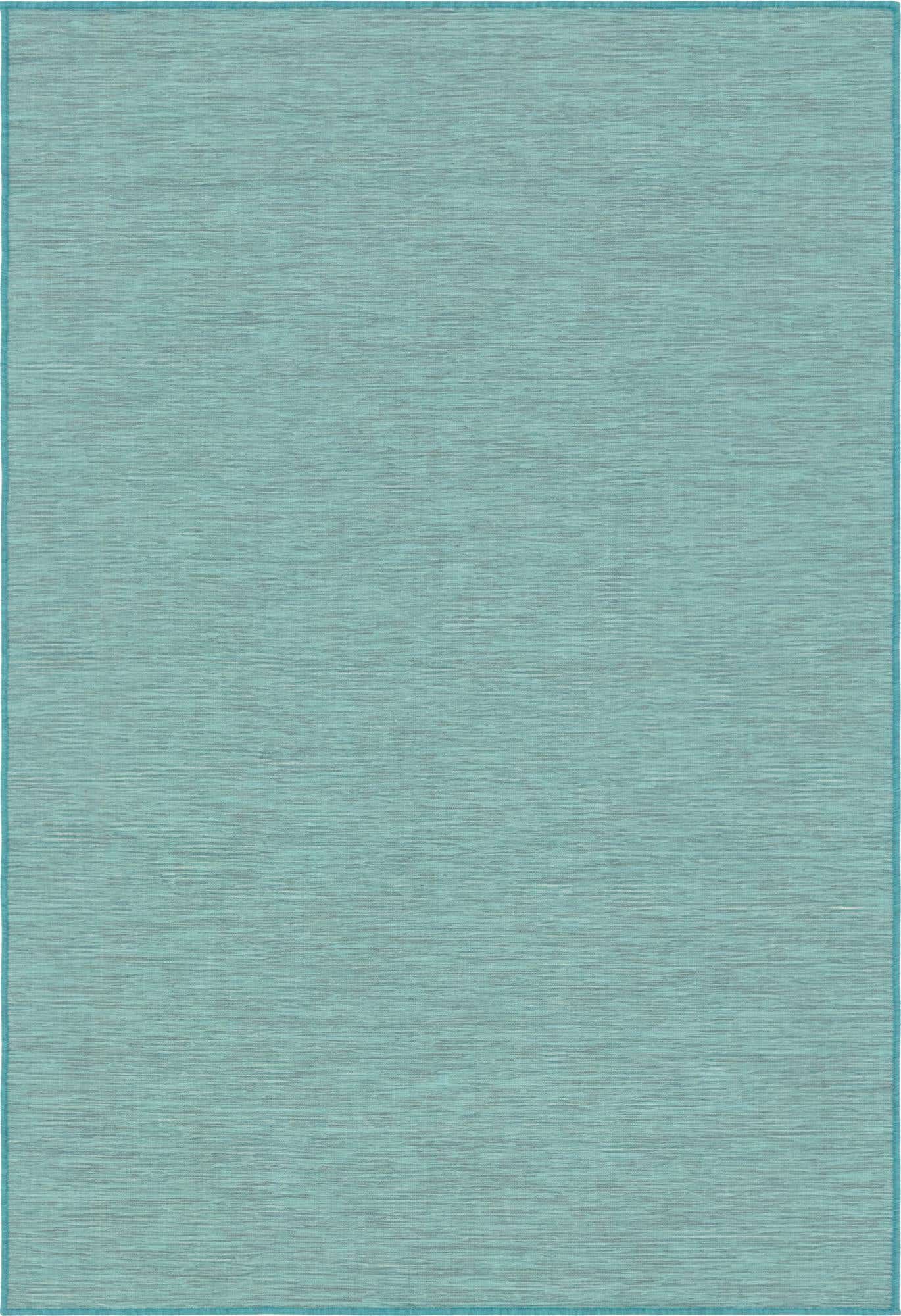 4' 2 x 6' Easy-Clean Solid Indoor / Outdoor Rug