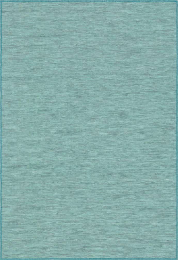 4' 2 x 6' Easy-Clean Solid Indoor / Outdoor Rug