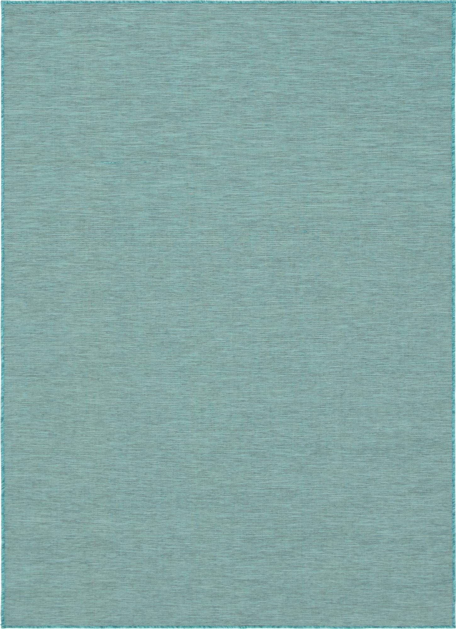 Primary image 7' 5 x 10'  Easy-Clean Solid Indoor / Outdoor Rug