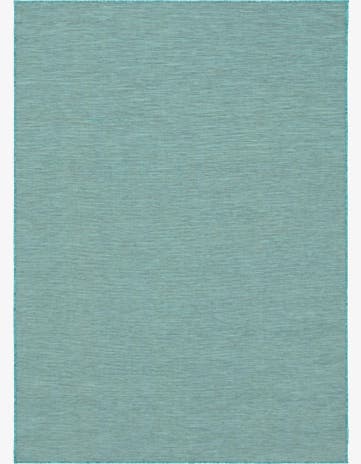 7' 5 x 10' Easy-Clean Solid Indoor / Outdoor Rug