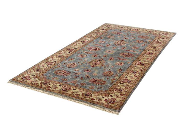 3' 4 x 6' 5 Hand Knotted Peshawar Ziegler Rug