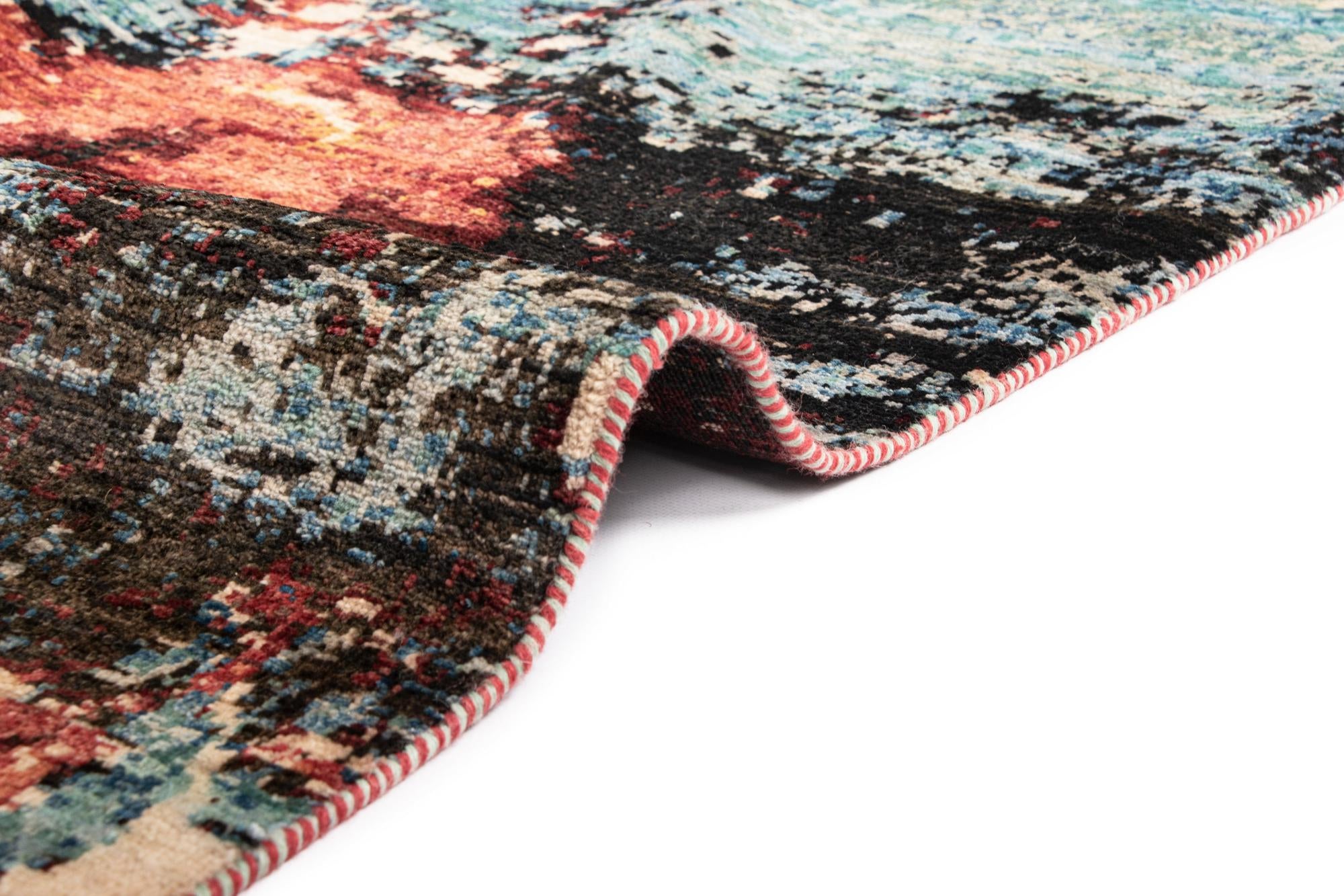 7' 11 x 9' 6 Rubin Wool Rug