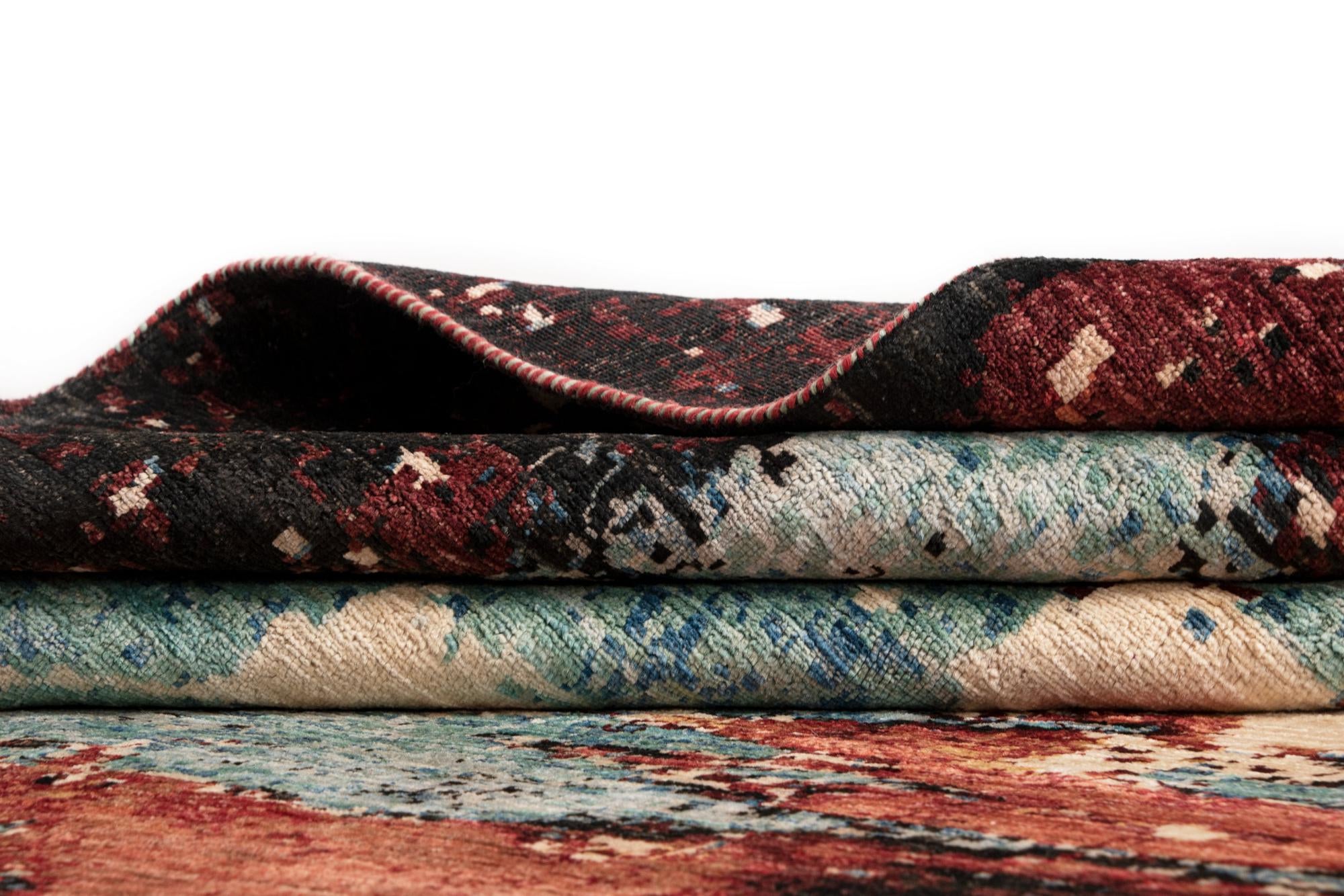 7' 11 x 9' 6 Rubin Wool Rug