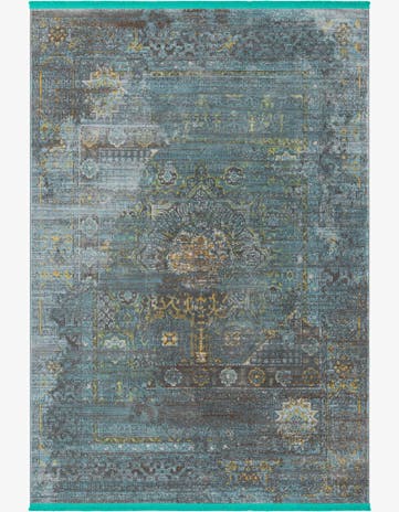 Turquoise Santiago Rug