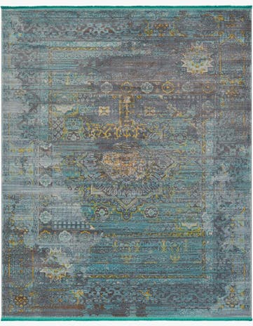 Turquoise Santiago Rug