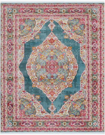 Turquoise Santiago Rug