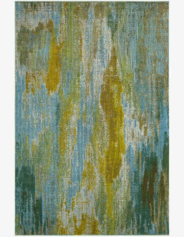 Turquoise Washable Sevilla Rug