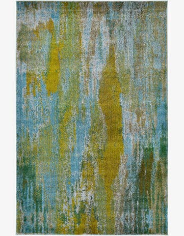 Turquoise Washable Sevilla Rug