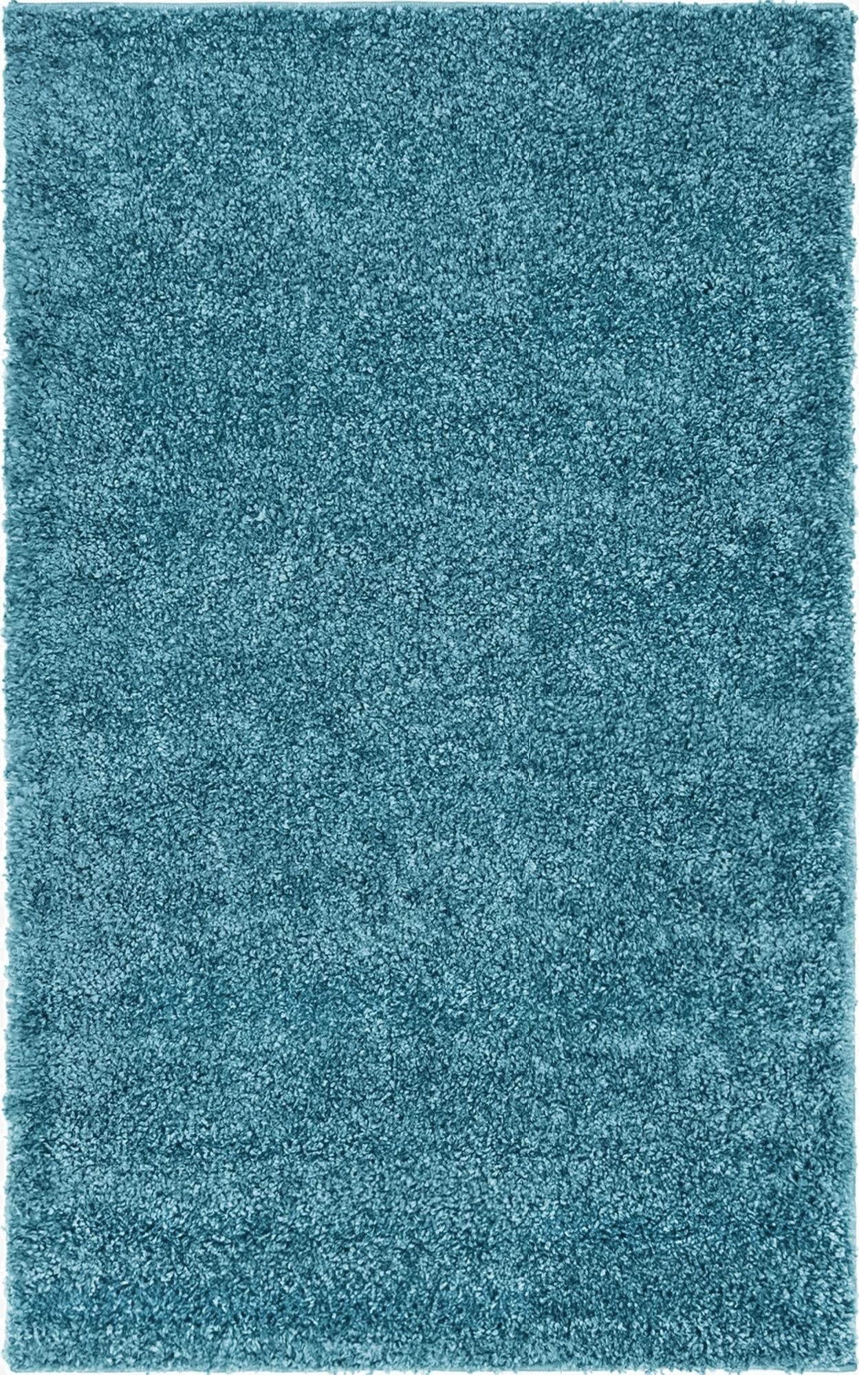 3' 3 x 5' 3 Soft Solid Shag Rug