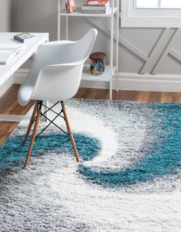 9' 10 x 13' Soft Touch Shag Rug