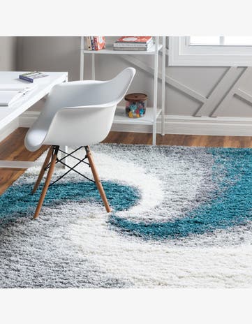 9' 10 x 13' Soft Touch Shag Rug