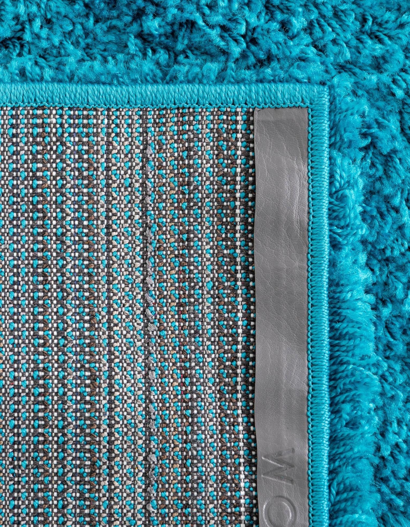 5' 3 x 7' Solid Shag Rug