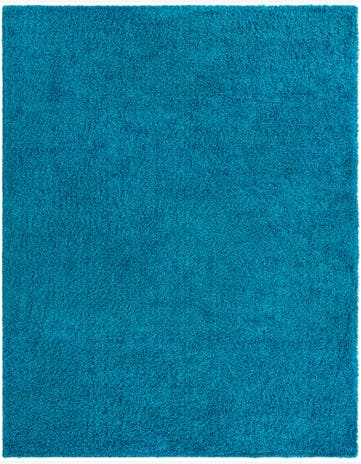 10' x 13' Solid Shag Rug