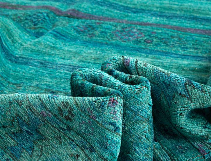 8' 7 x 12' 1 Torkman Wool Rug
